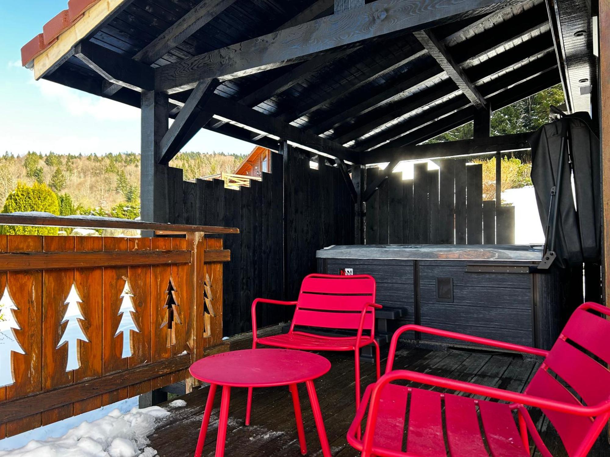 Chalet Avec Jacuzzi Prive, Vue Sur Les Vosges Belfahy Esterno foto